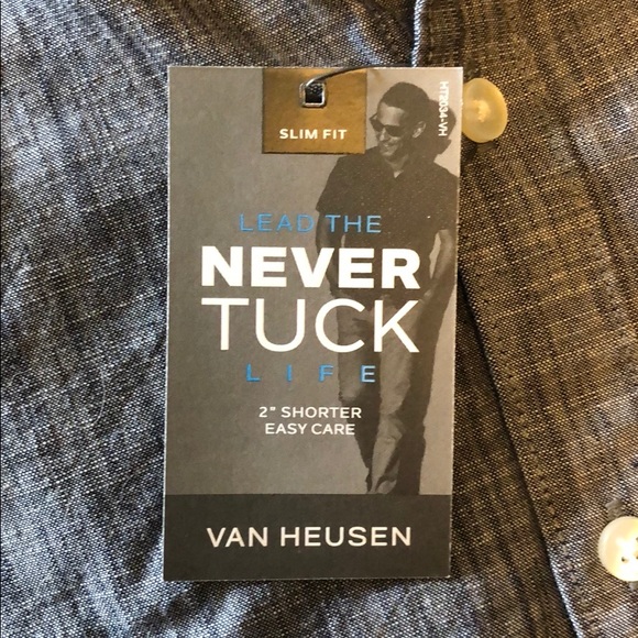 Polished denim button down - Picture 3 of 3